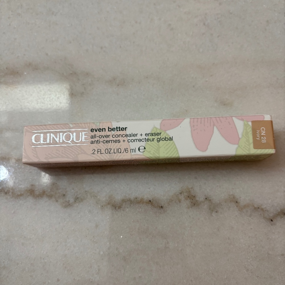 NEW Clinique Even Better All-Over Concealer + Eraser NEW in Box